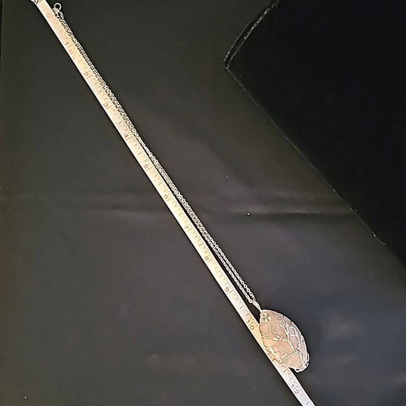 Tree of life, Rose Quartz Silver tone necklace and pendant. NEW! - Picture 8 of 8